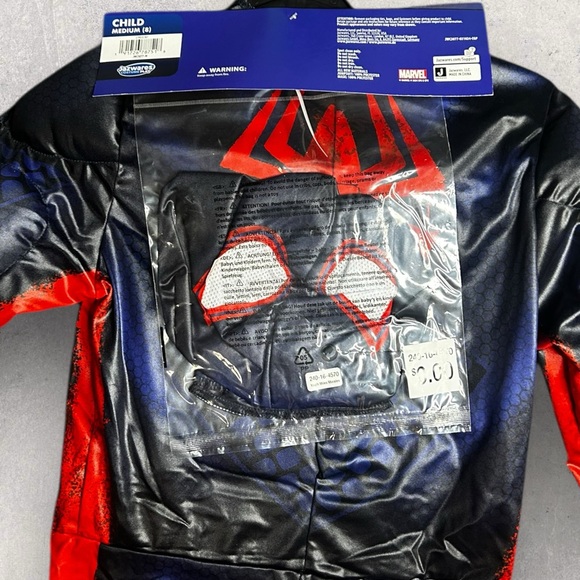 NWT Miles Morales Spider-Man kids Costume Size Medium - Picture 8 of 8